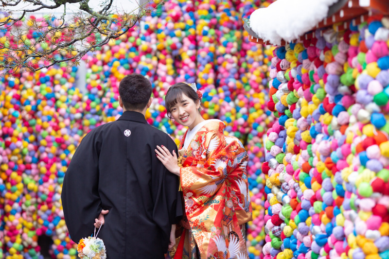 庚申堂での綺麗系なショットです。