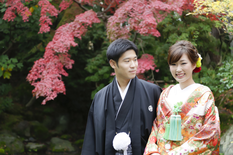 真っ赤に色づいた