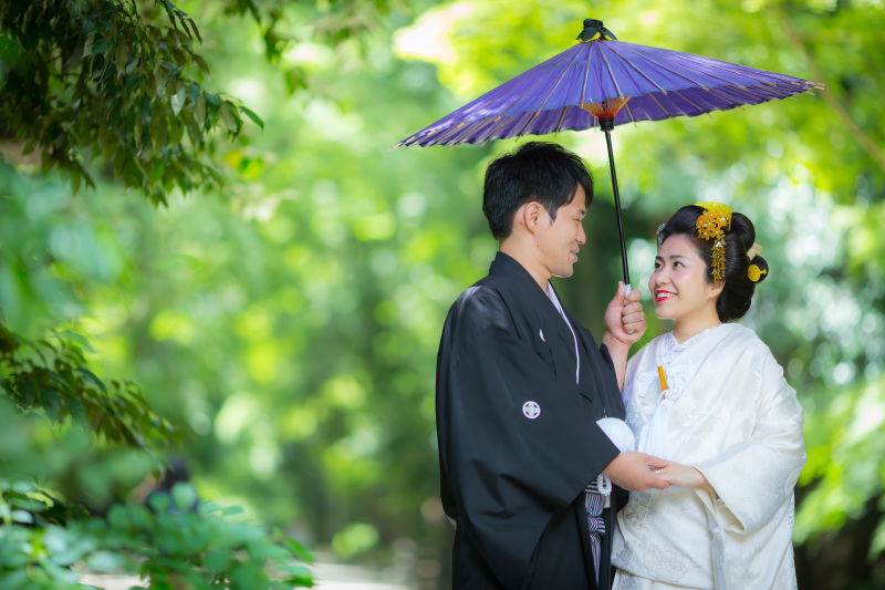 緑に囲まれて。