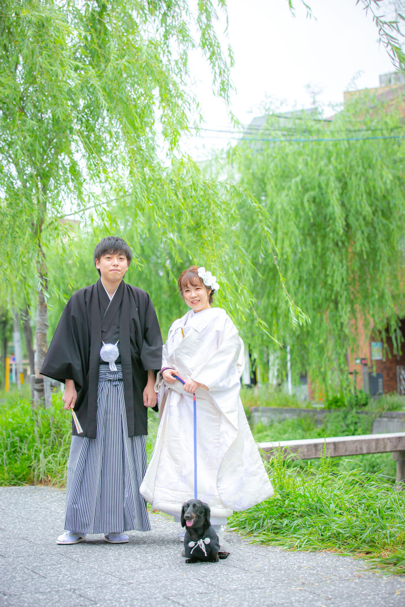 ワンちゃんと♡