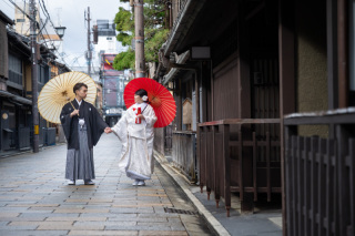 正統派白無垢ロケ