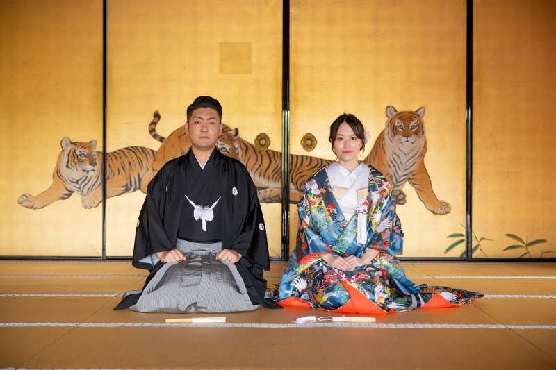 まずは和装撮影