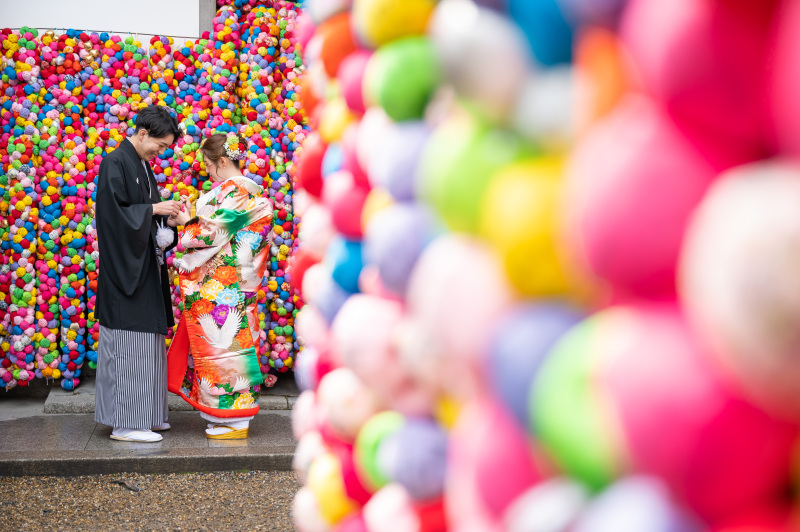 八坂庚申堂での撮影