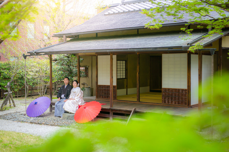 貸切茶室で撮影！