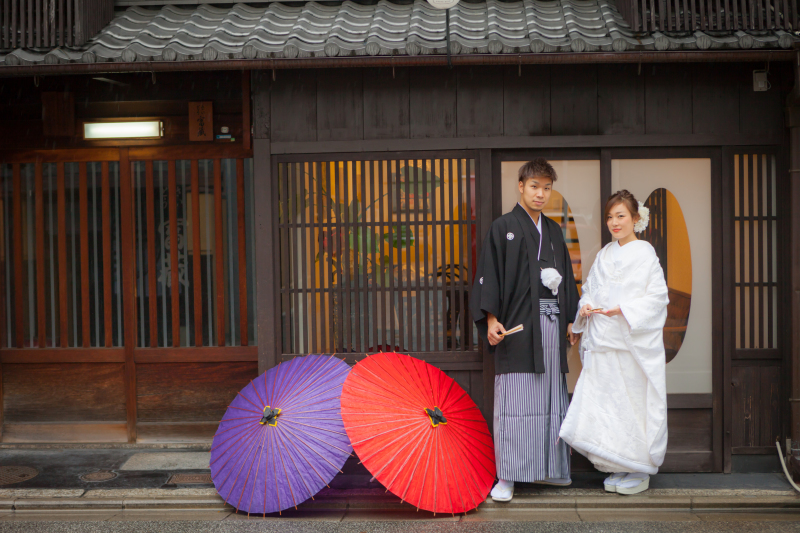 サロン前で・・・