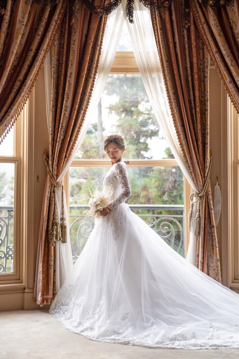 新婦様の一人ショット