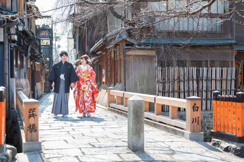 巽橋を仲良く♡