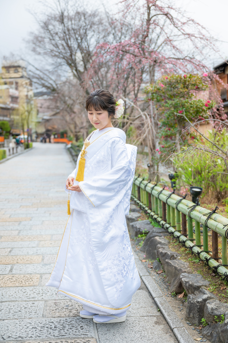 新作白無垢にて