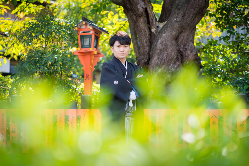 グリーンをぼかせて