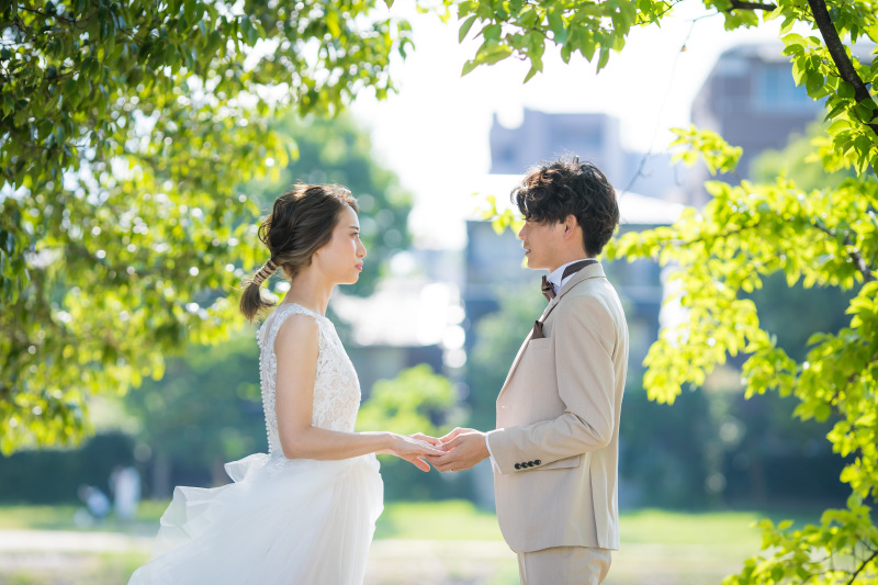 緑の額縁の中で