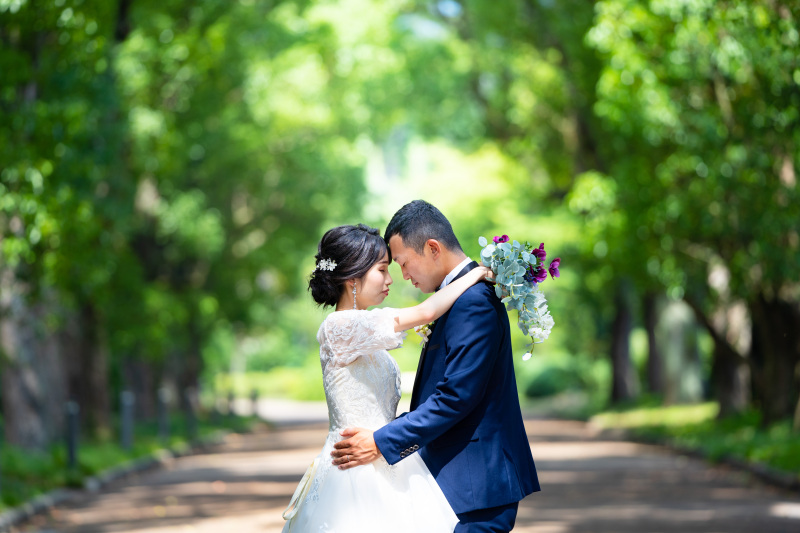 木漏れ日の中で