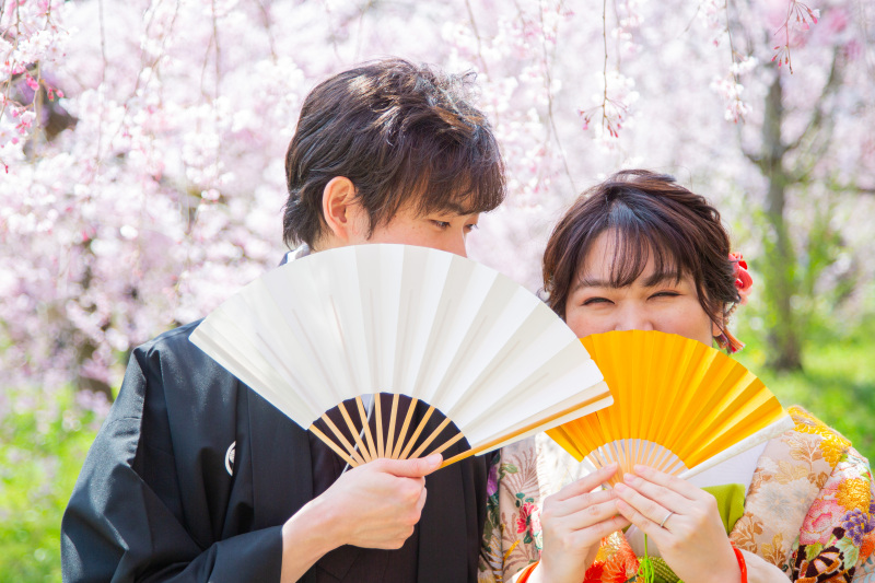 自然公園でしか味わえない色とりどりなお写真