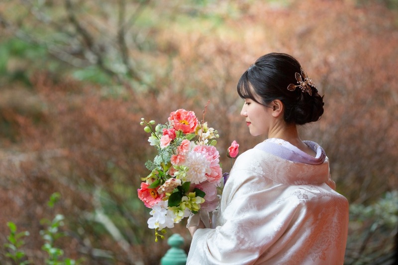 新婦様のバックショット