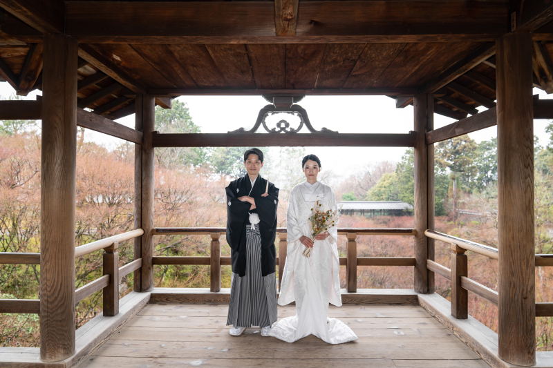 東福寺と言えば通天橋でのこのショット!