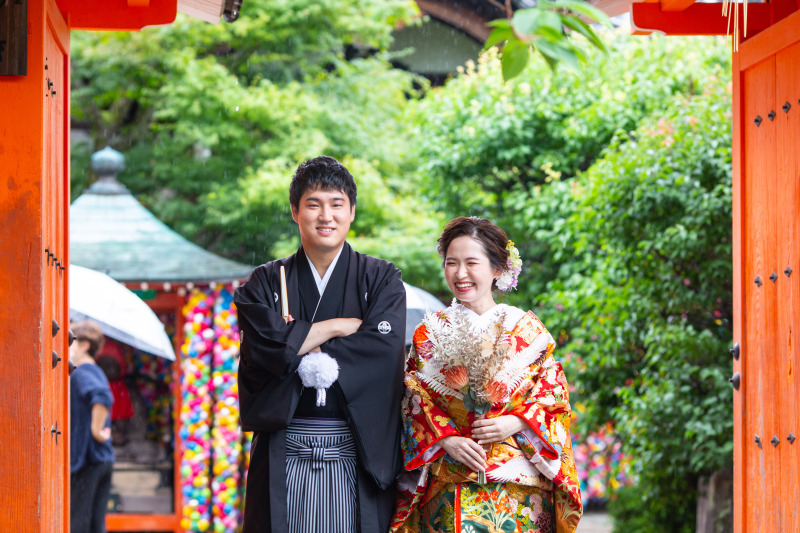 新作ブーケとともに(*^^*)