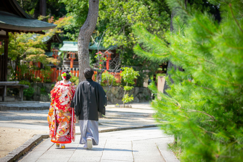 お散歩しながら