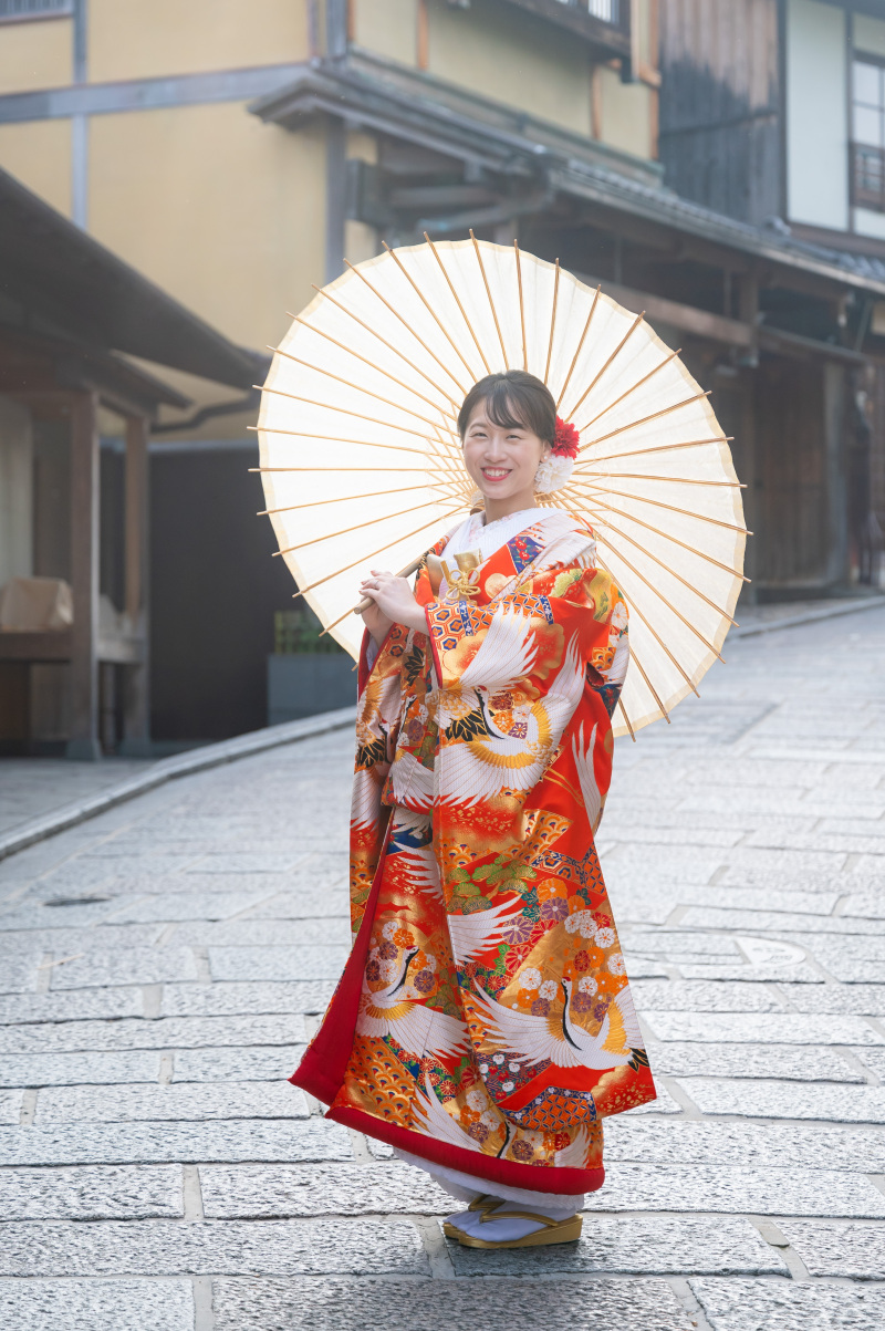 新婦様のお一人ショット