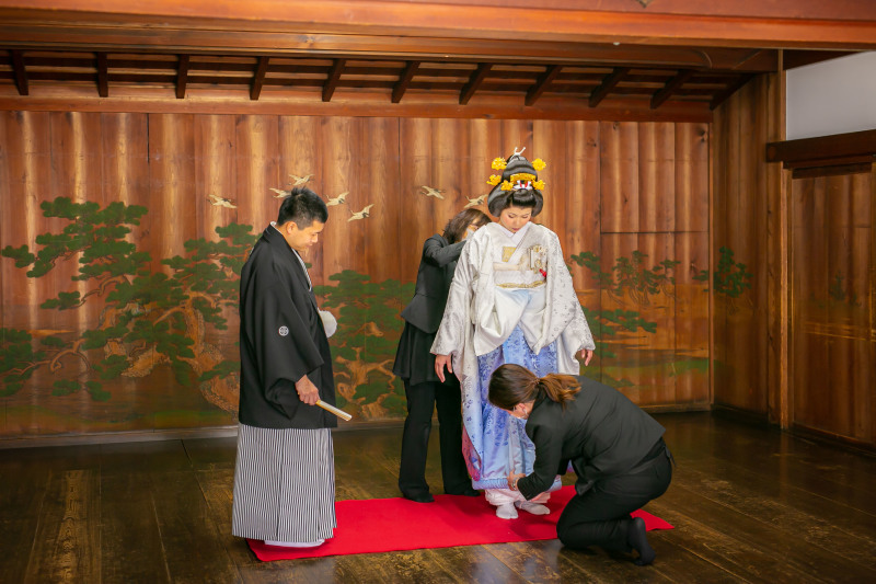 お式によばれました！