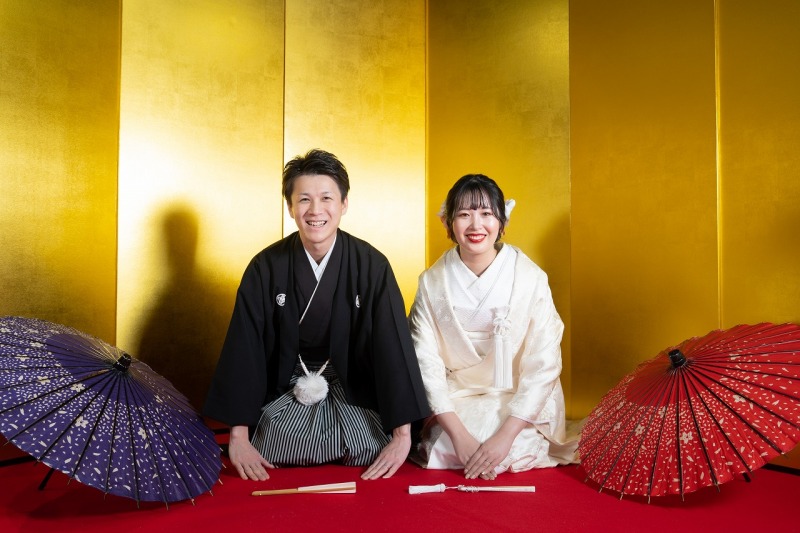 定番の正座ポーズ