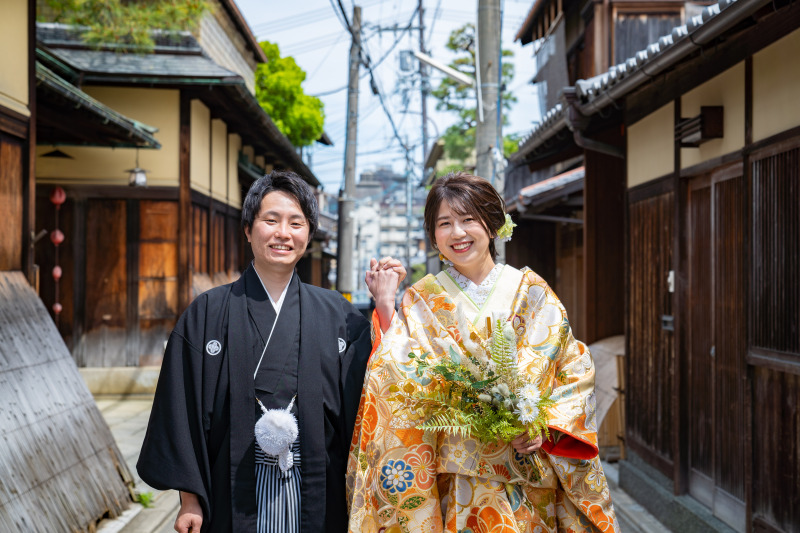 八坂の塔にて撮影開始♪