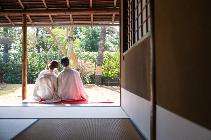 縁側でほっこり