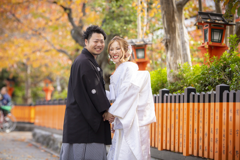 祇園の街並みで