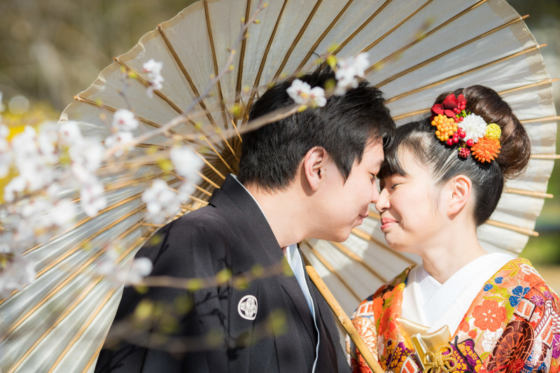 照れつつも・・・