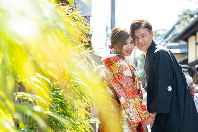 ほほ寄せてポーズも上手なお二人