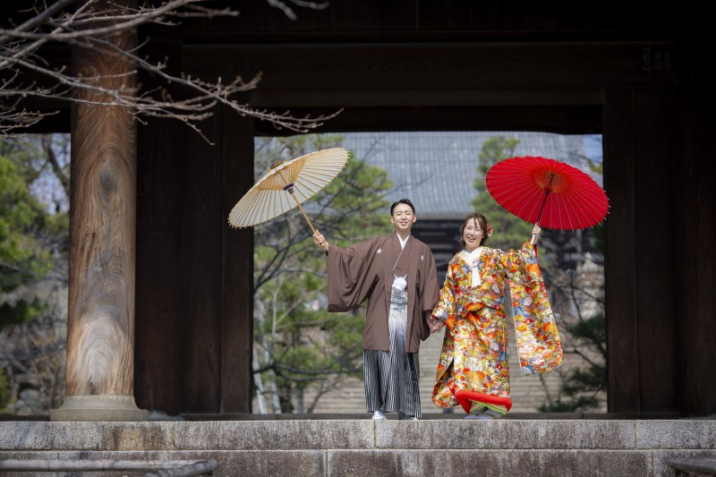【金戒光明寺】家族でフォトウェディング