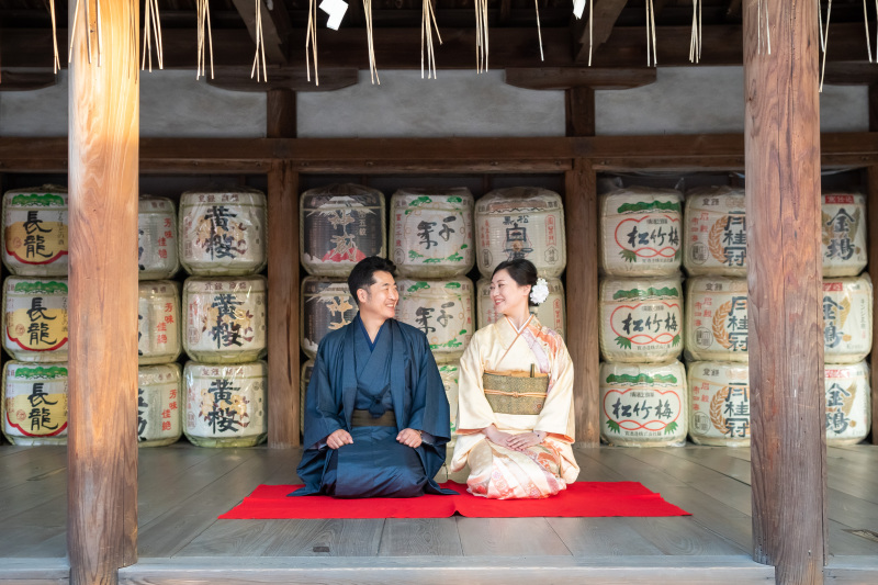 着物と正座ポーズ♪