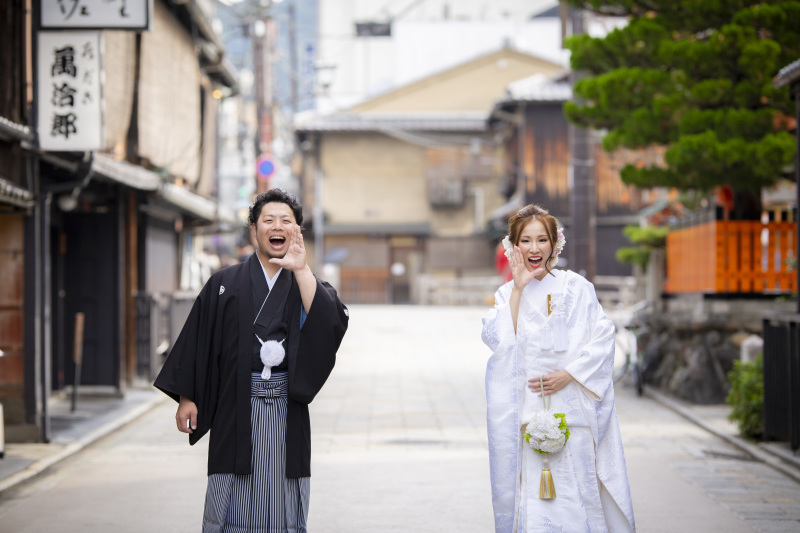 祇園の真ん中で