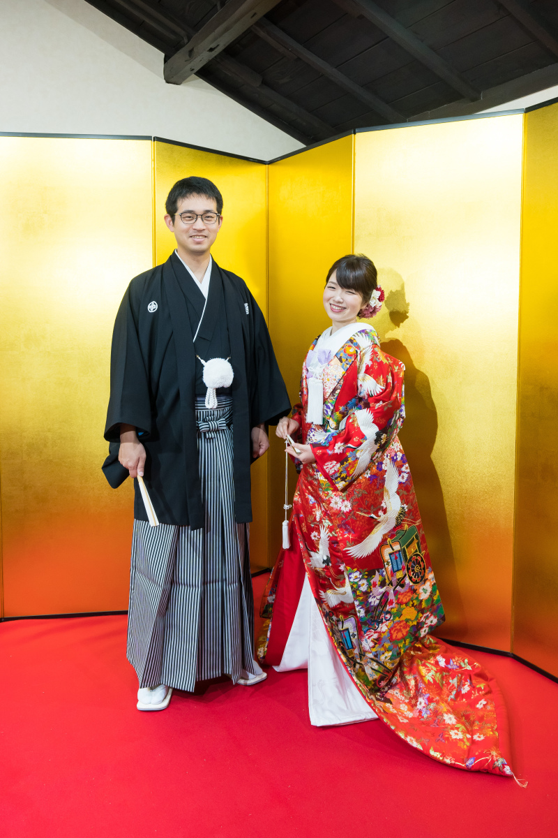 和室金屏風撮影