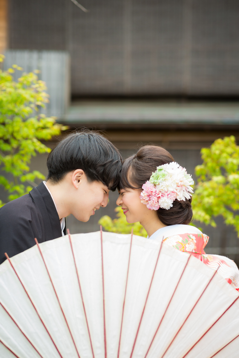 おでことおでこを♡