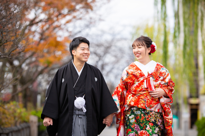 お話ししながら。