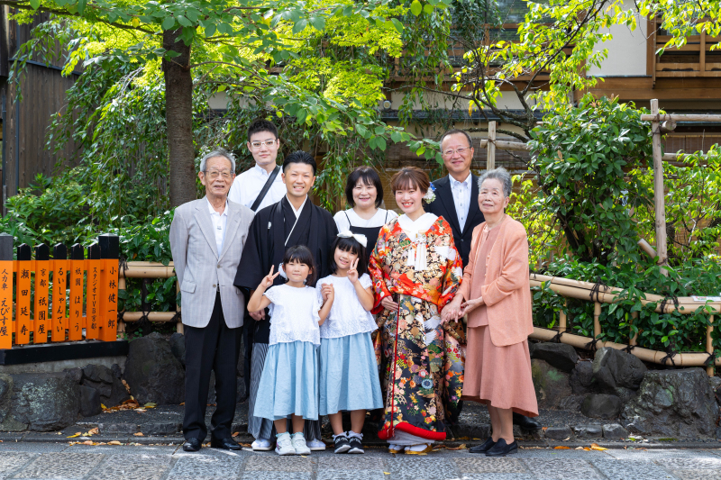 家族と一緒に前撮り撮影☆彡