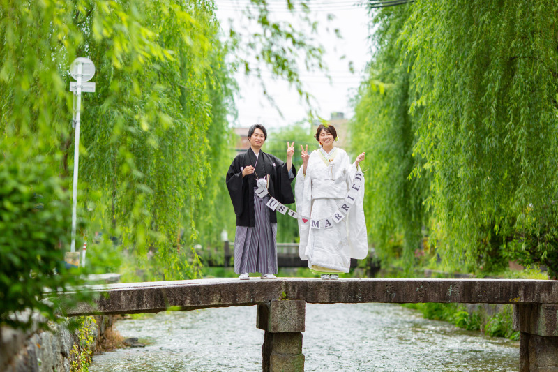 一本橋での撮影♪