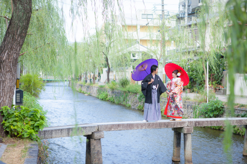 白川の流れも涼やか