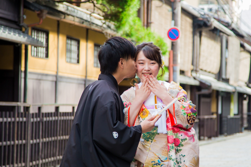 ほっぺにちゅ♡