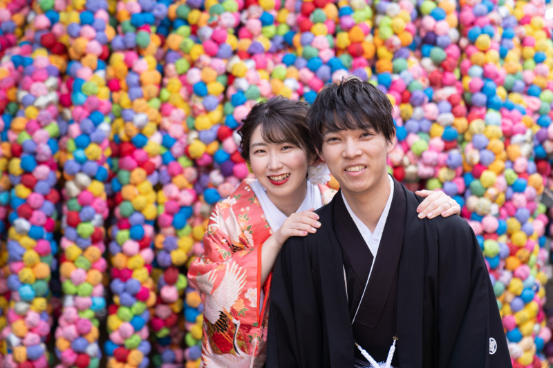 背景がカラフル