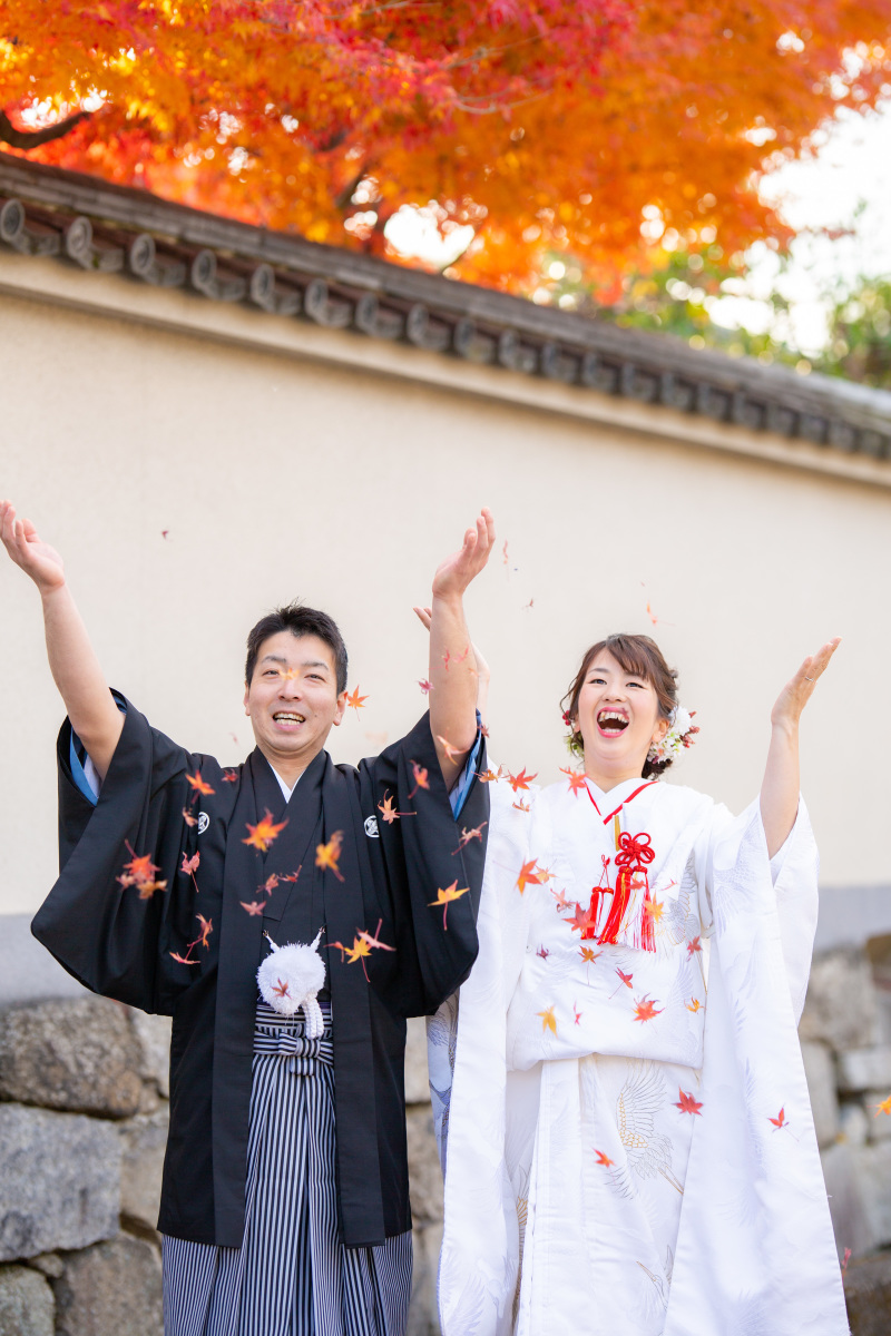 紅葉シャワー！