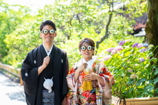 お2人らしい撮影♪