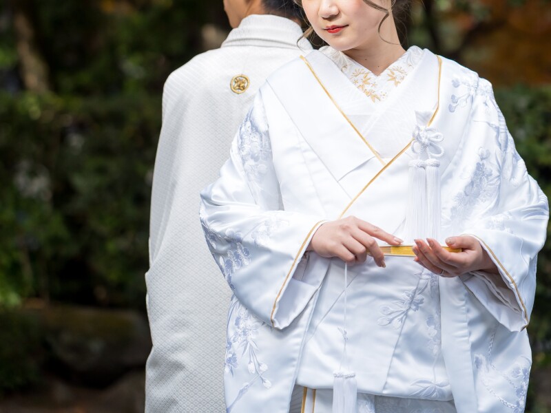 新作白無垢【金ライン初桜】