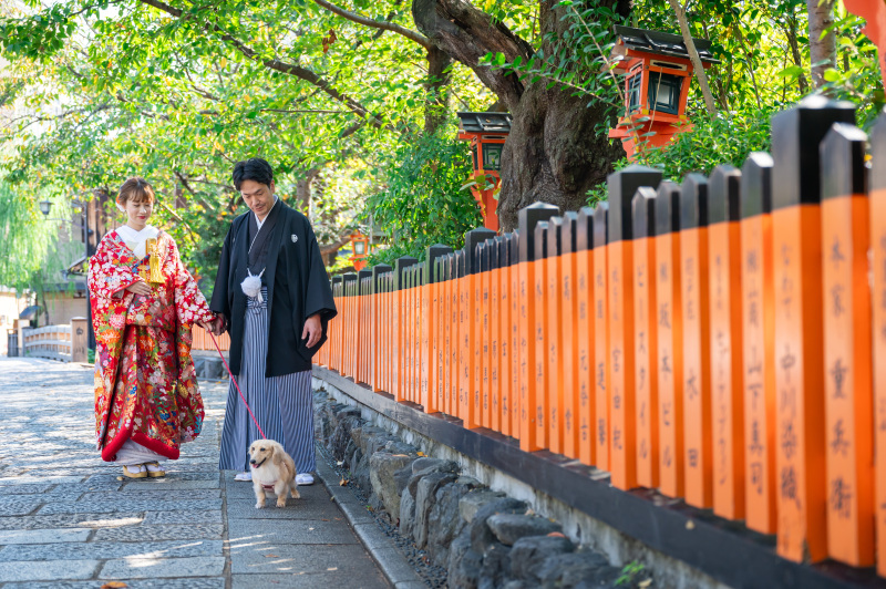 古都photo_ペットと一緒に撮影できる