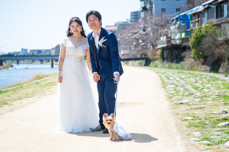 古都photo_ペットと一緒に撮影できる