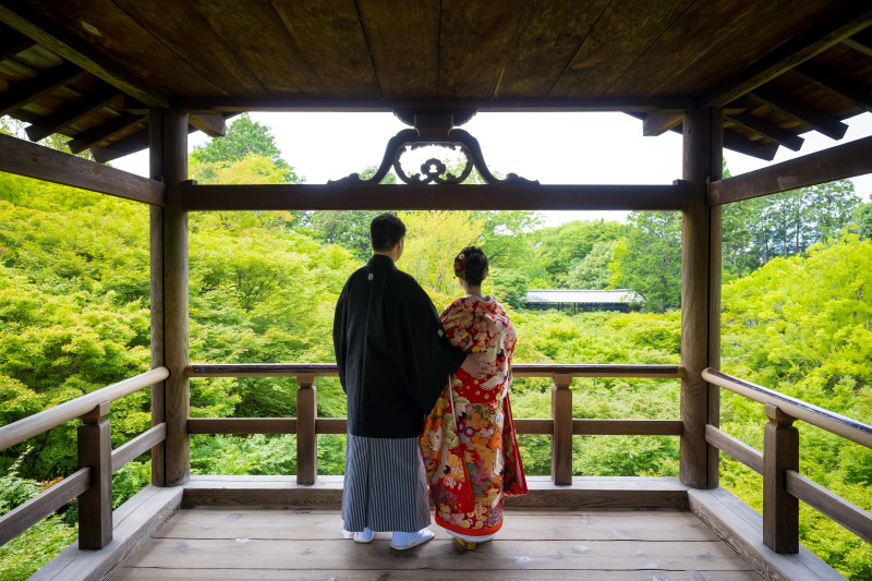 【渓谷にかかる通天橋】東福寺