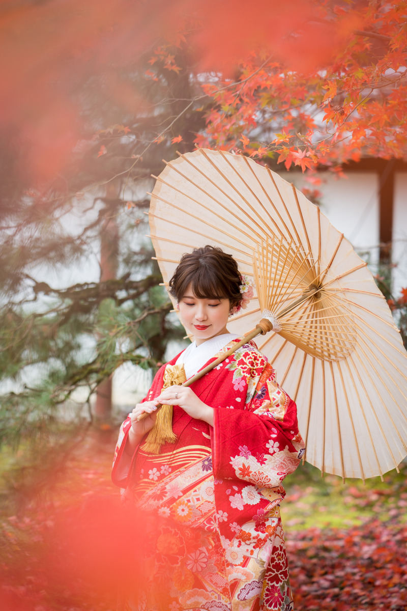 【11/15〜12/14】 和装2着 ロケ地2ヶ所プラン(2万円OFF+特典付き)【オータムキャンペーン】