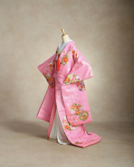 ﾋﾟﾝｸﾗﾒ花丸紋　　商品番号1-1361