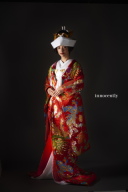 《龍村美術織物》 翔鳳花映錦　　商品番号1-1526