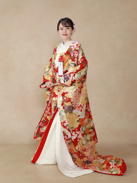 色打掛の王道はやっぱり赤!