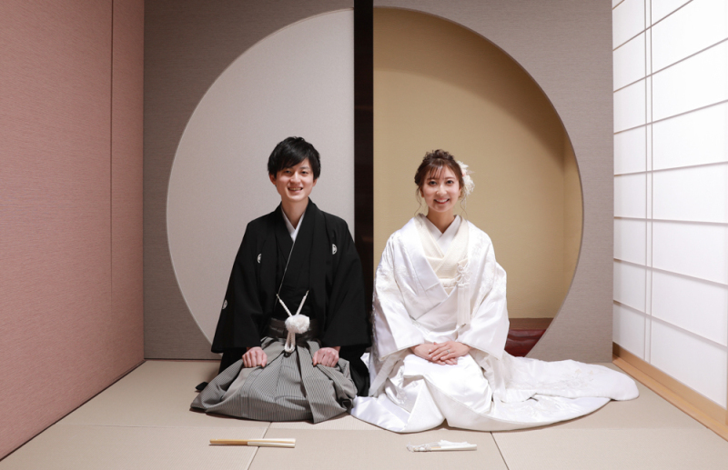 和室でのおすわりショット